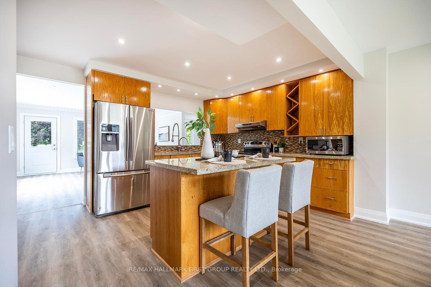 Kitchen with Granite Counters