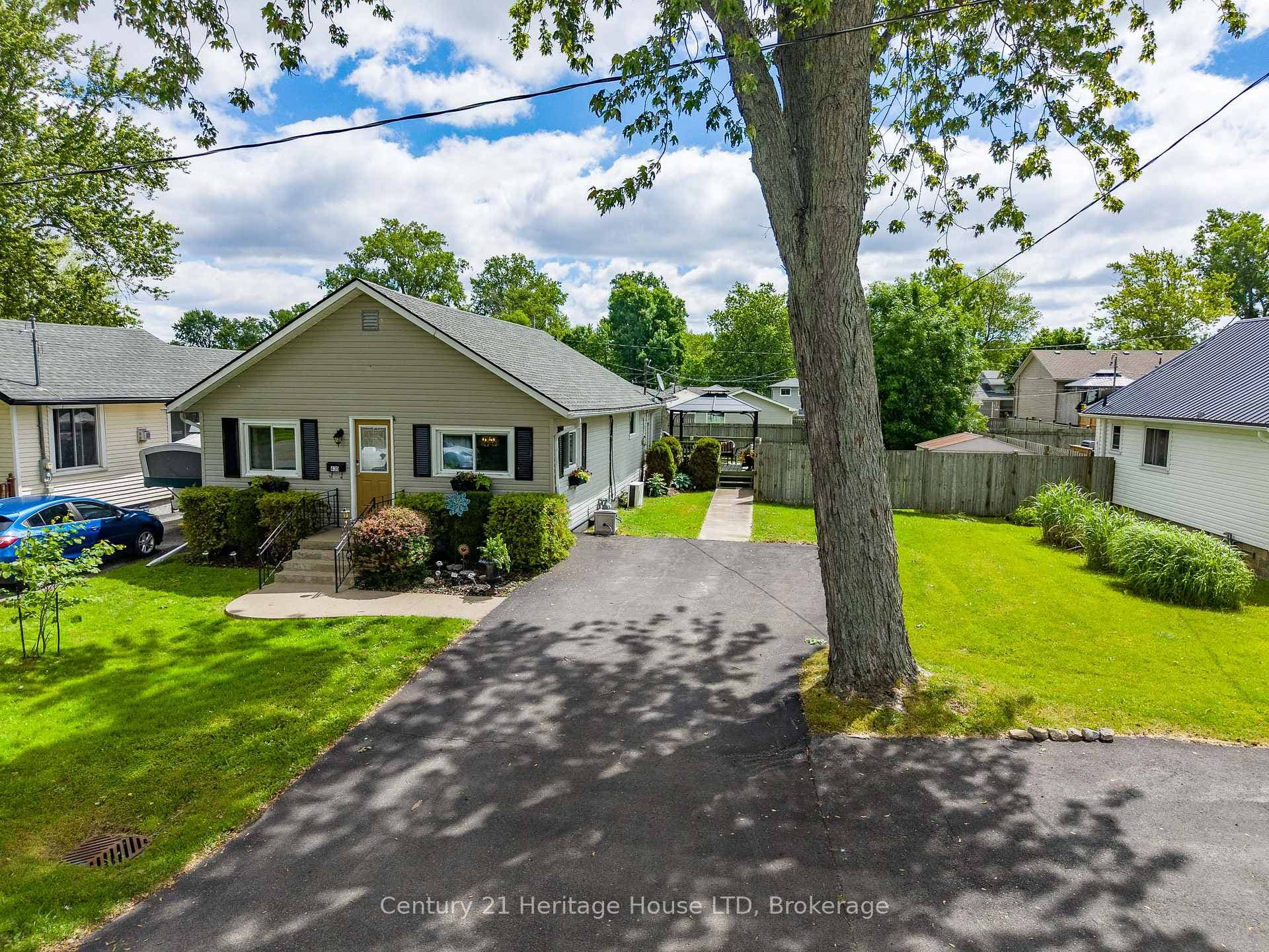 Front Aerial Shot of Property