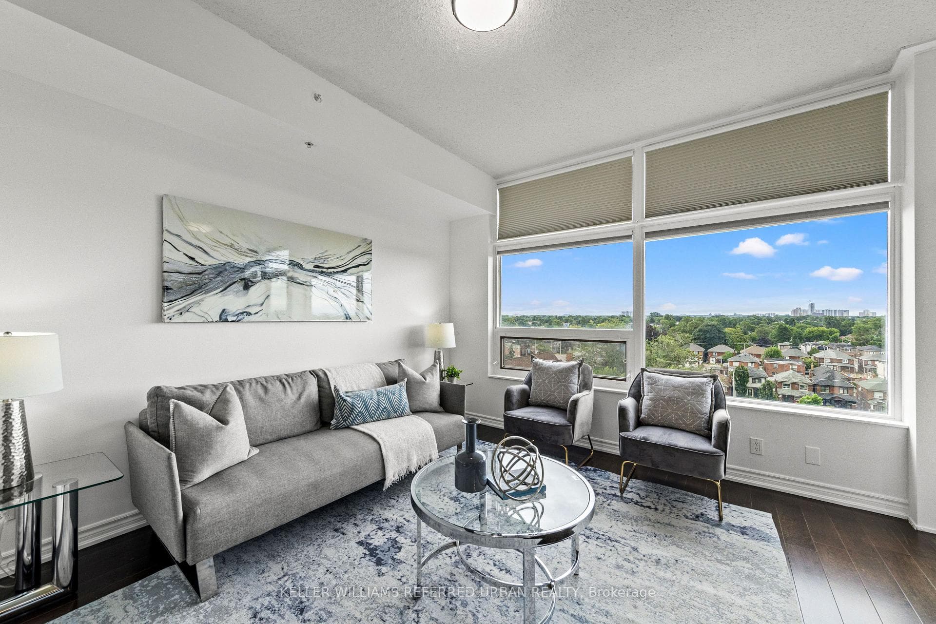Living Room w East View