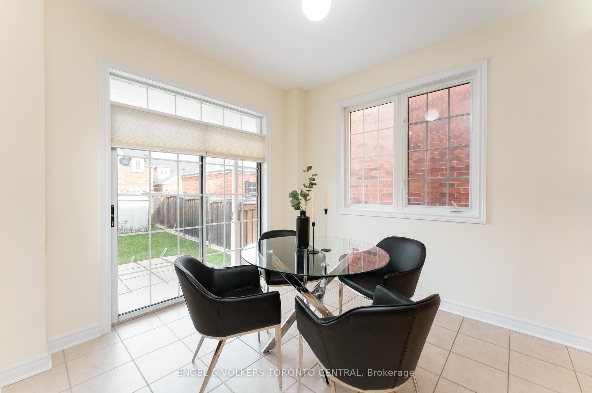 Breakfast Area walks out to Covered Patio & Yard