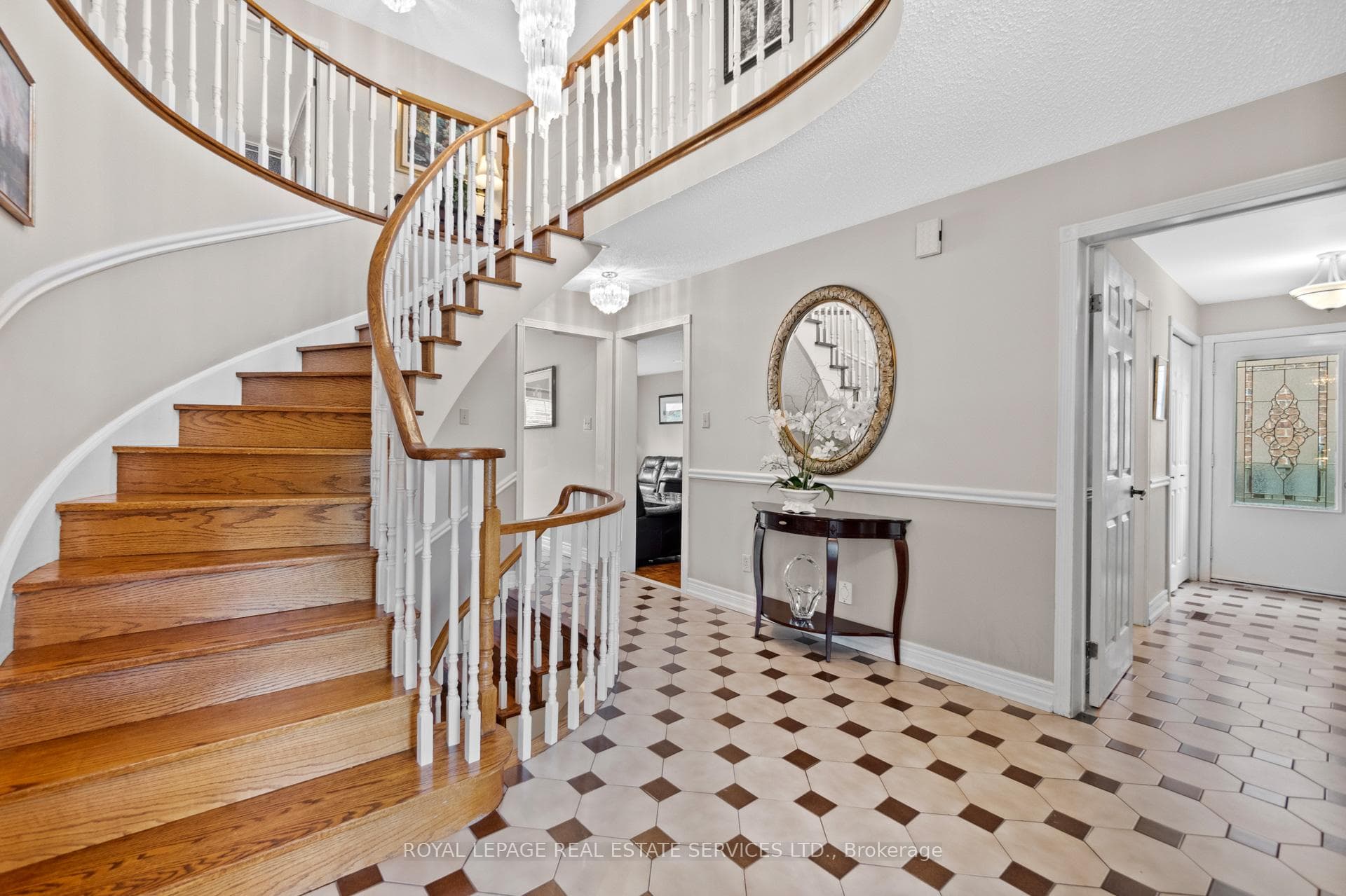 Foyer Facing 2nd Level and Side Entrance Mudroom