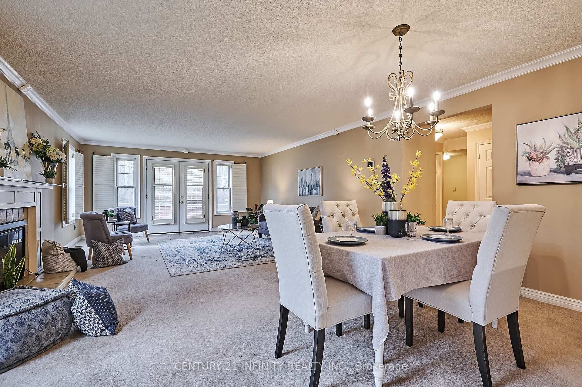 Living and dining room