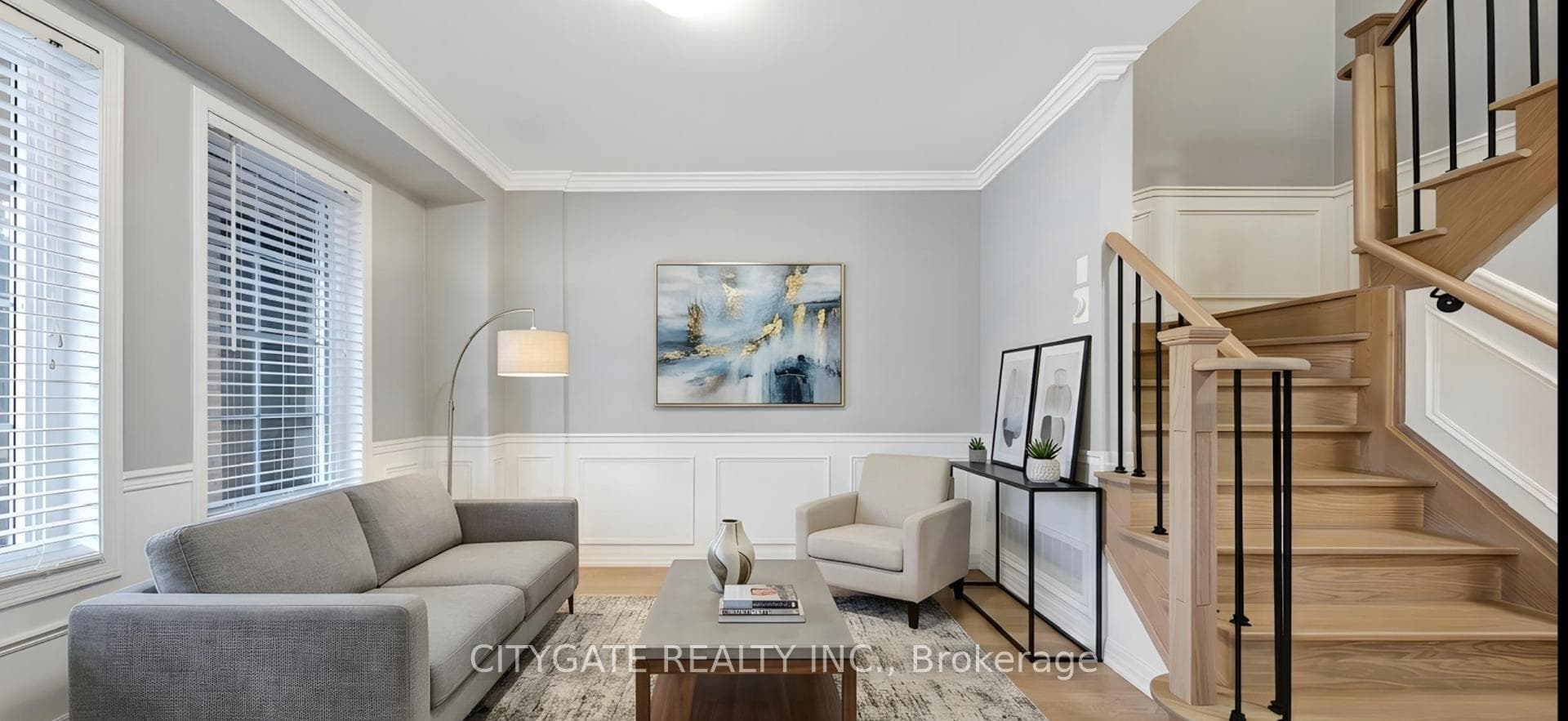 Virtually Staged Living Room