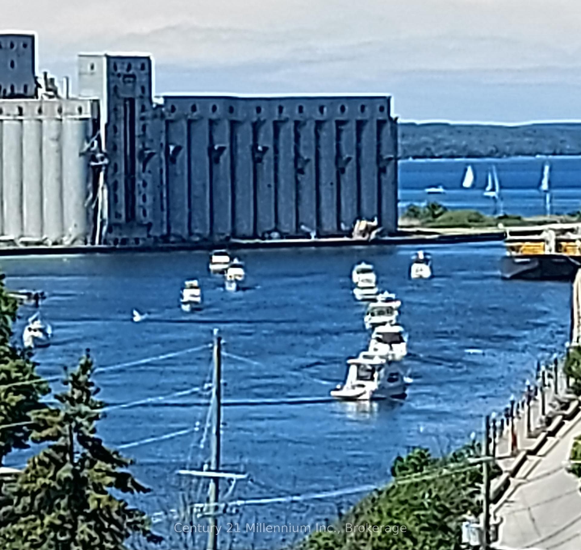 Photo taken from the terrace showing Georgian Bay