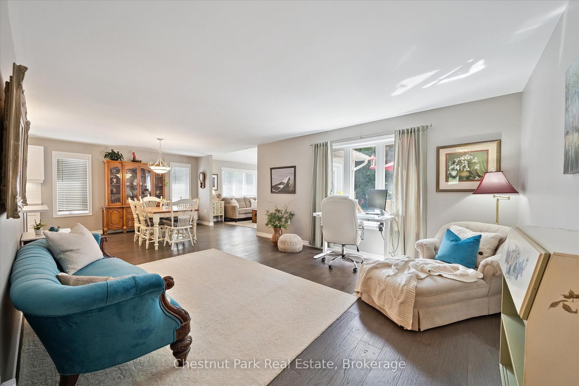 Bright and spacious open concept interior