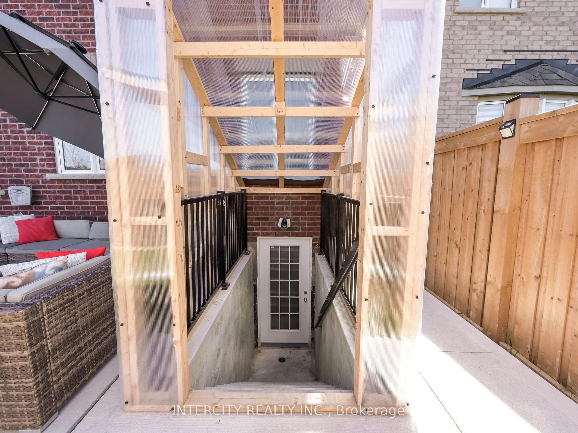 Backyard door to Basement