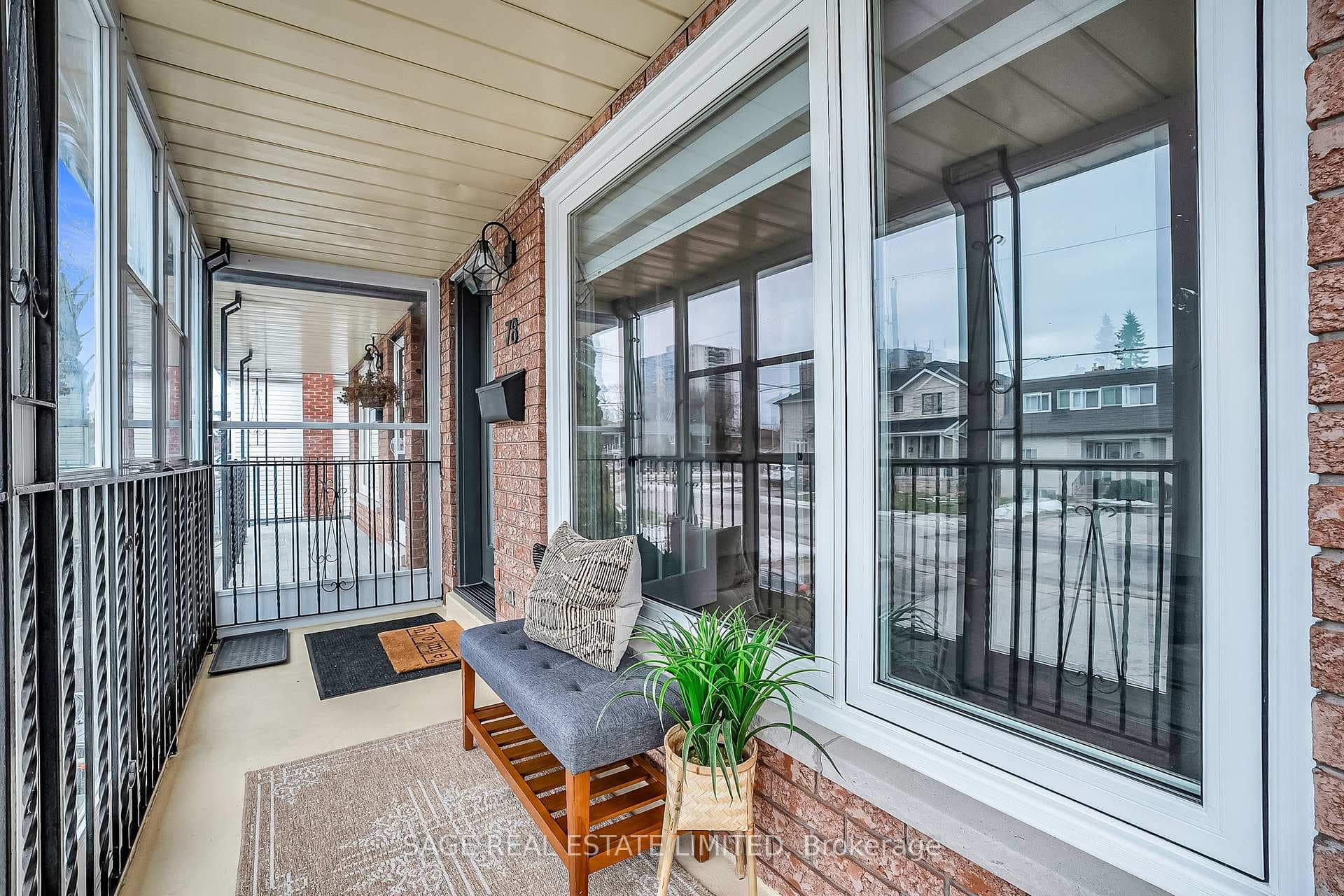 Enclosed porch