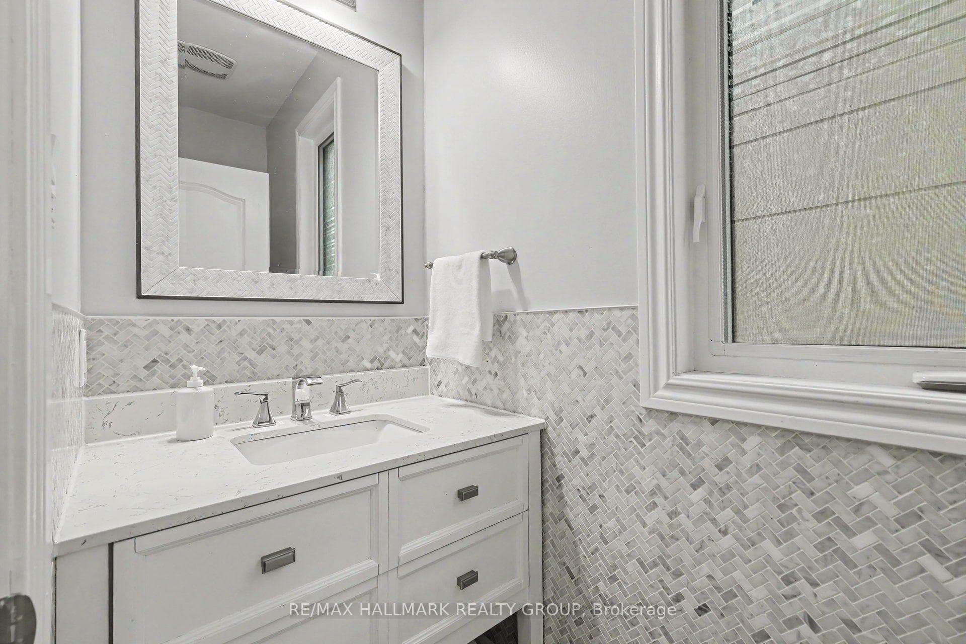 Main floor powder room