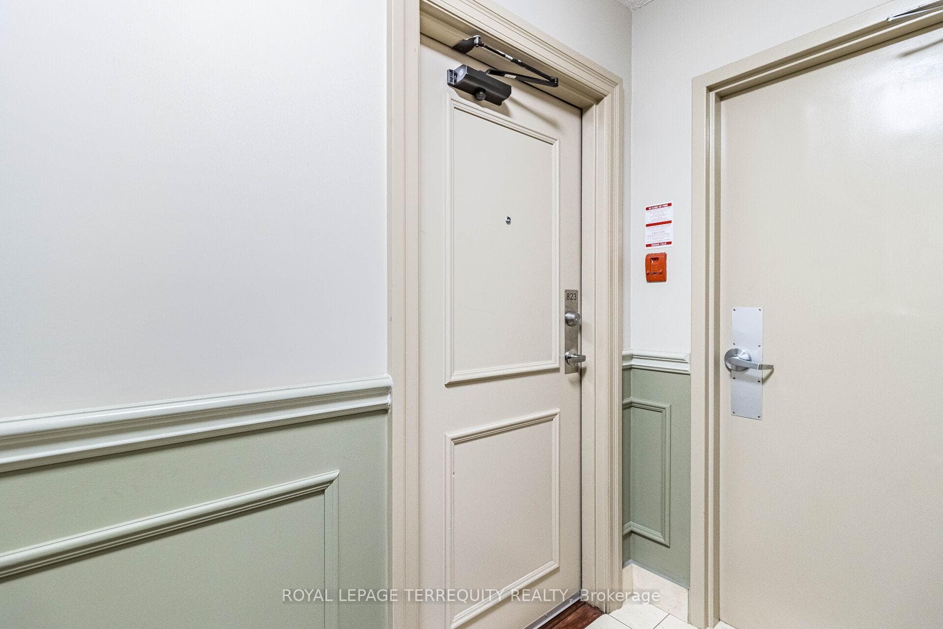 Suite 823 Entrance Door