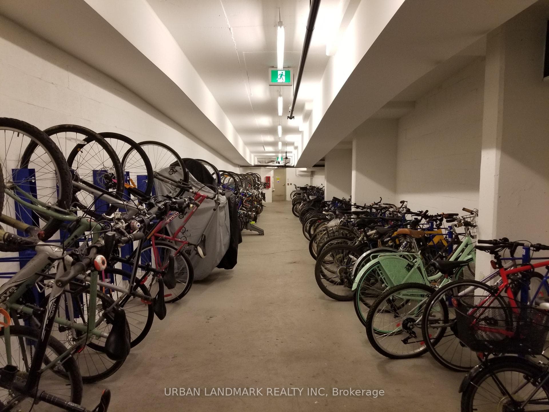 one dedicated bike storage spot