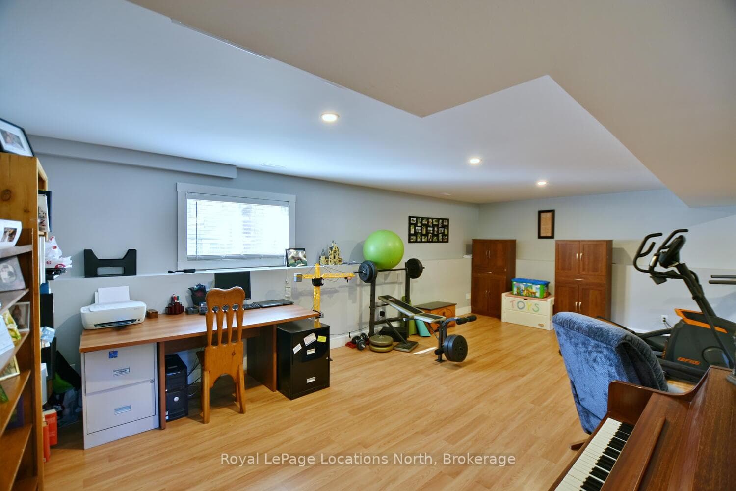 lower level family room