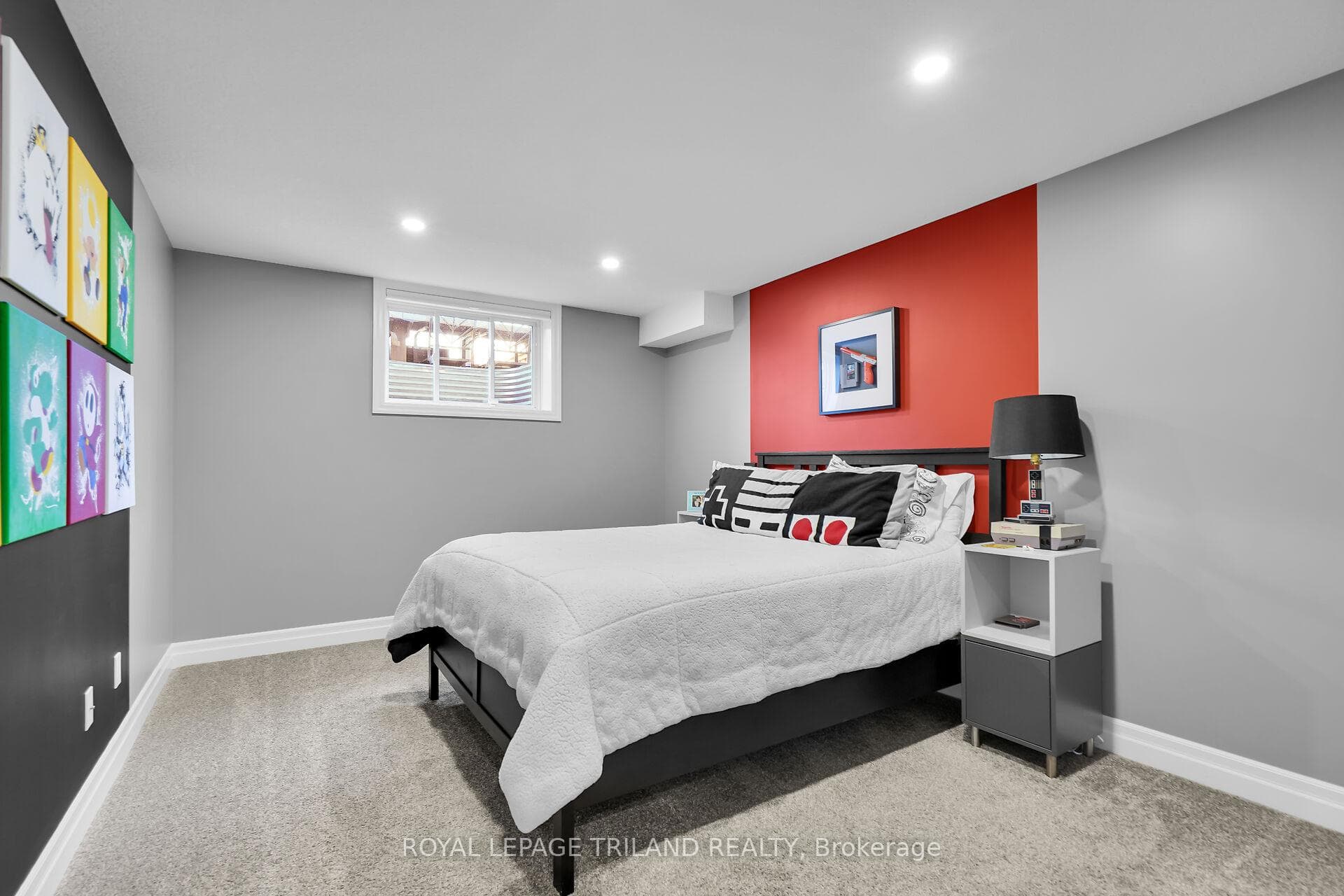 Lower Level: Bedroom