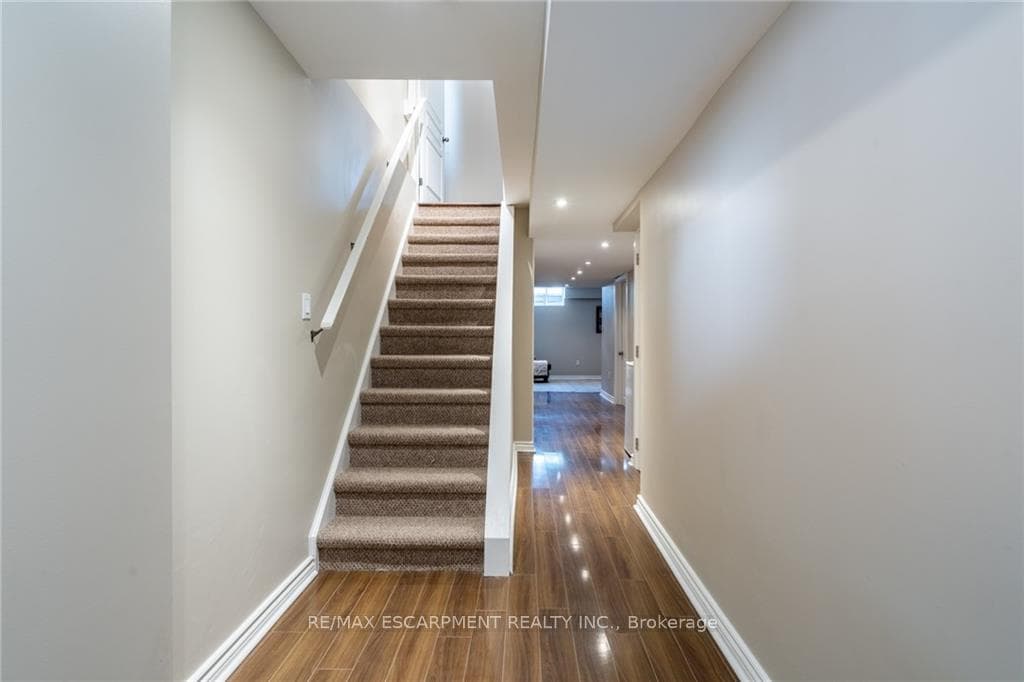 Finished Basement with Rough in Bathroom