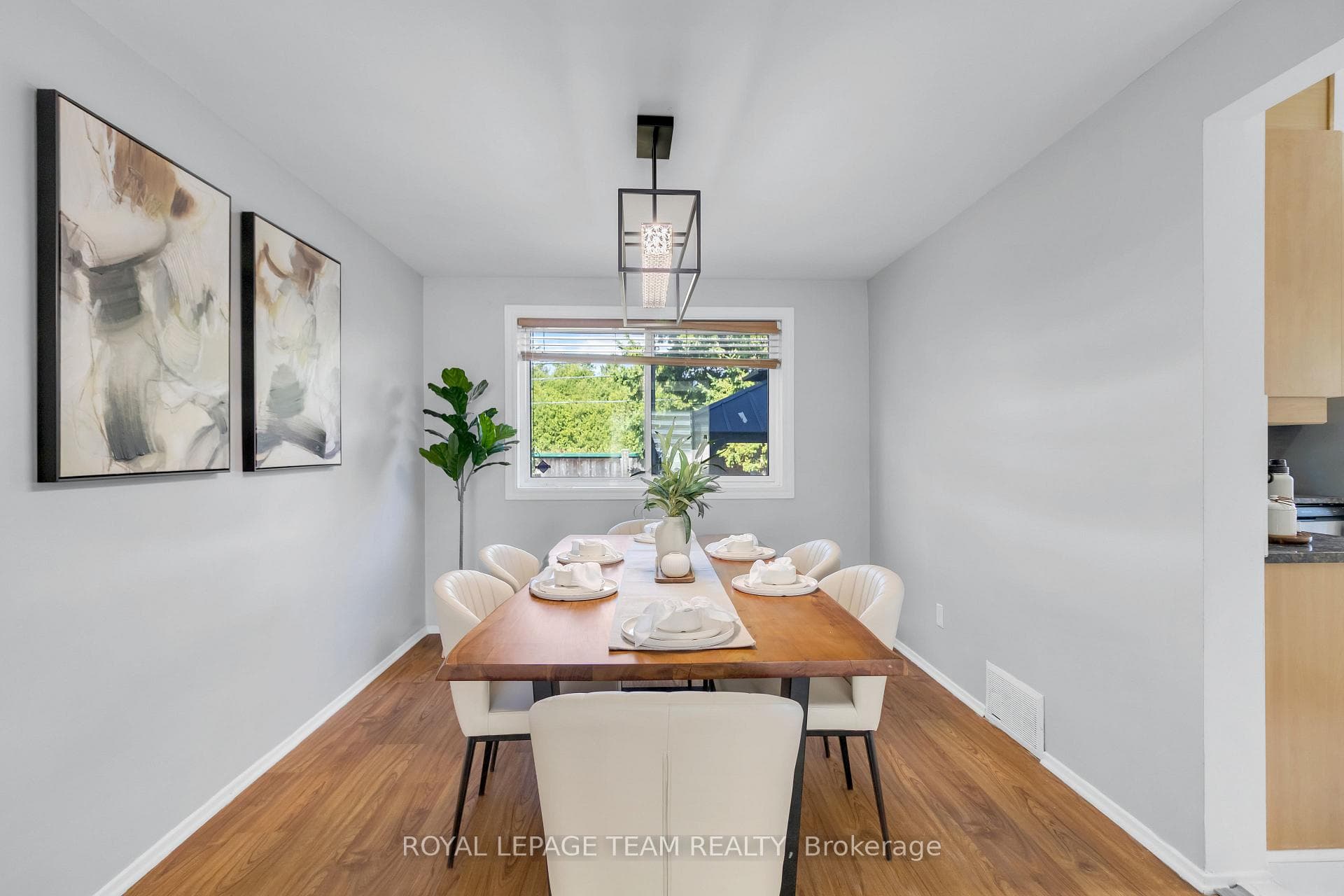 Photos may be staged to show design potential