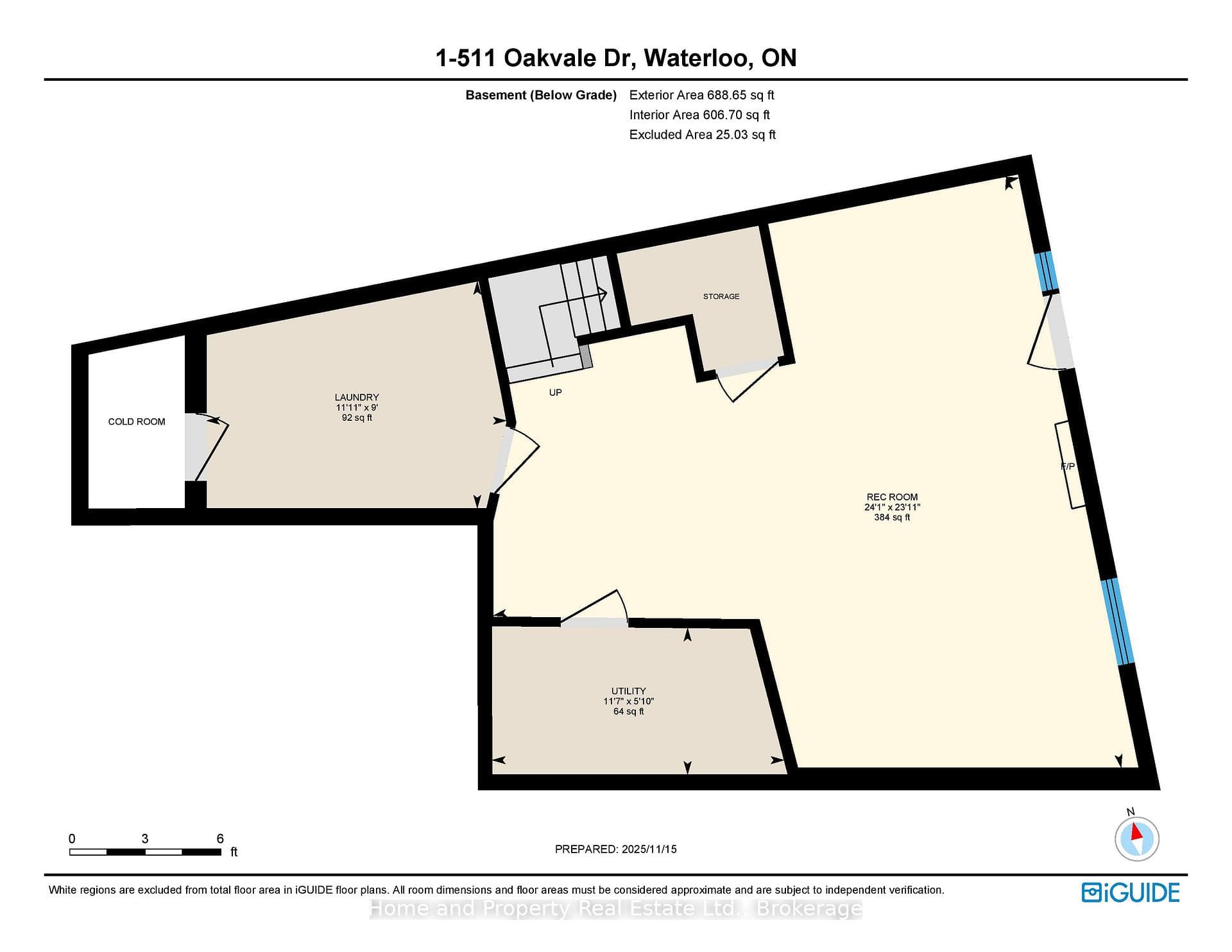 Walkout basement floor plan