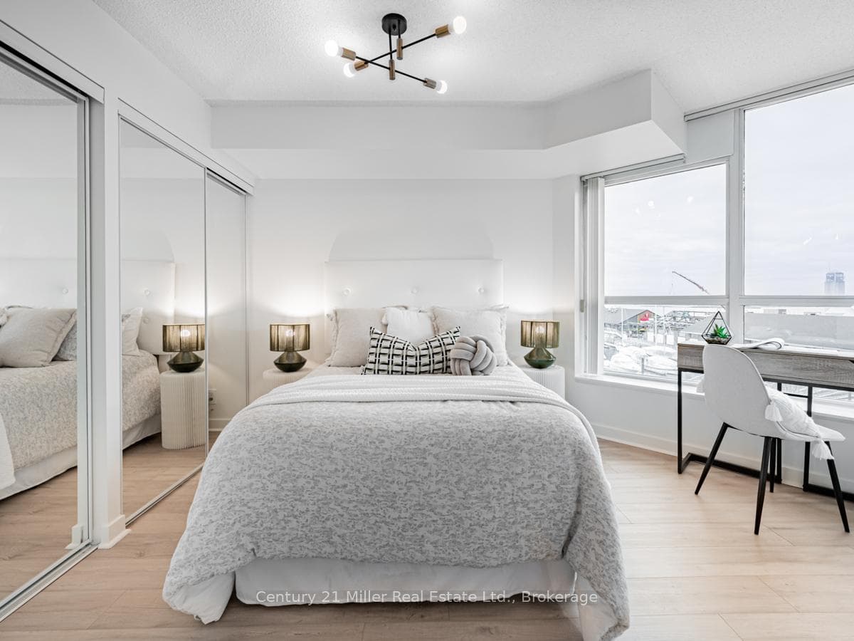 Bedroom with desk space