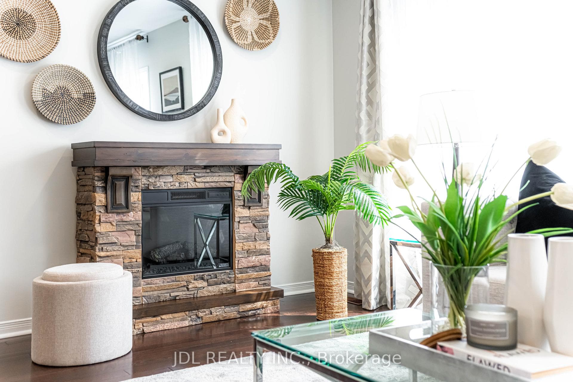 East View Open Concept Living Room