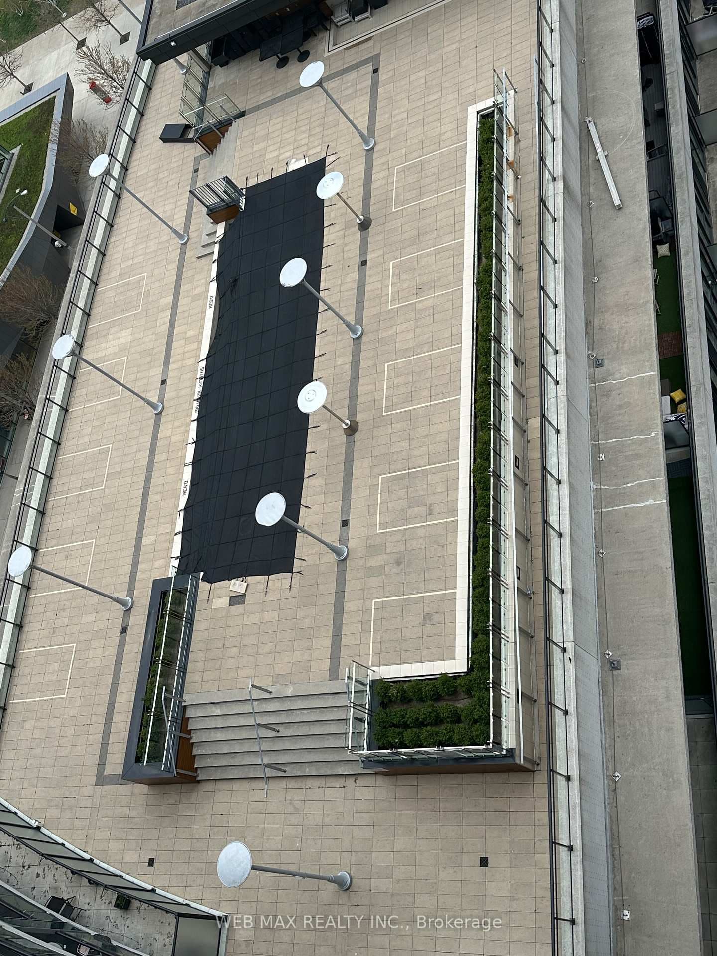 View of Pool from the Balcony