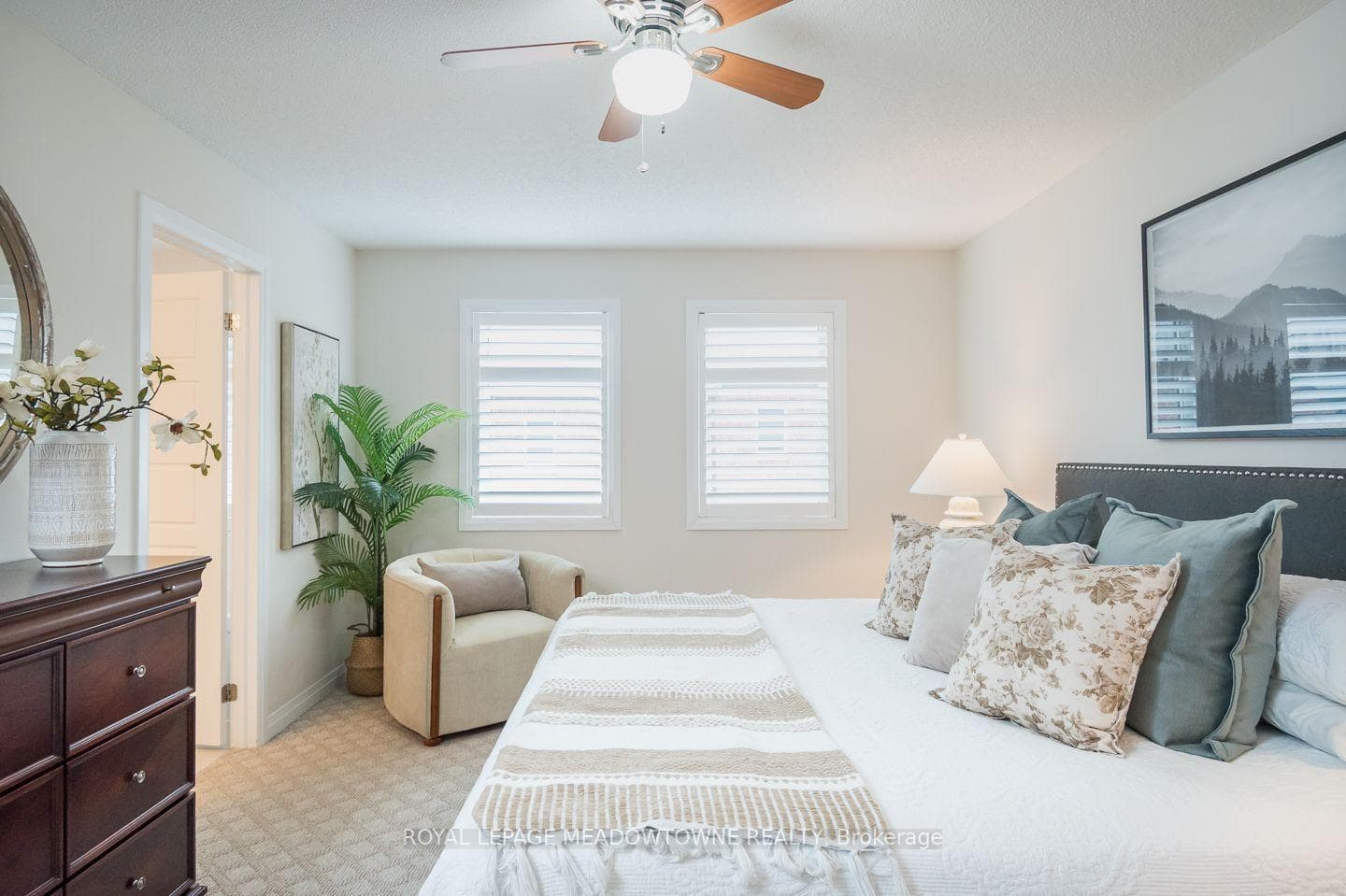 Spacious primary suite retreat