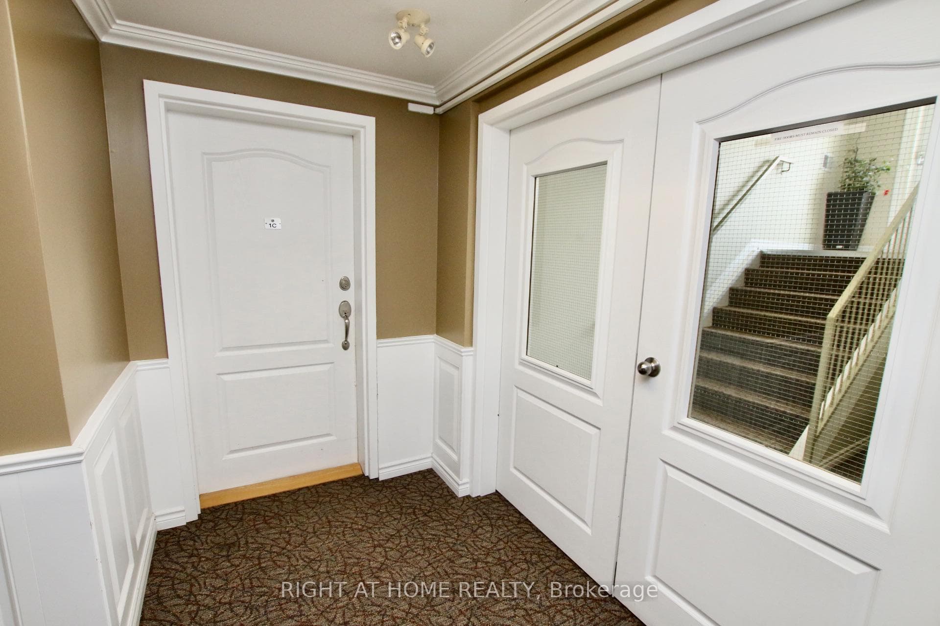 Front door.