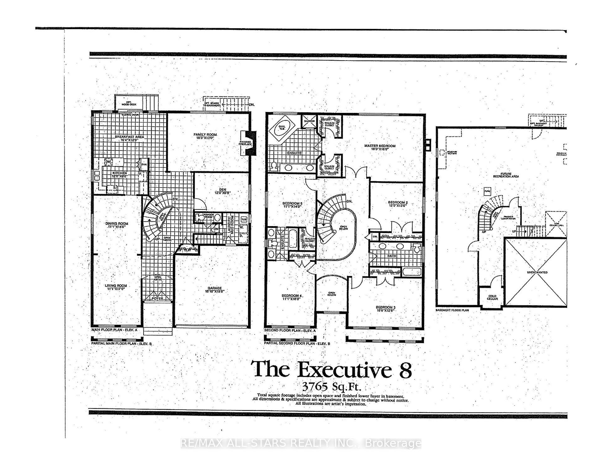 builder's floor plan