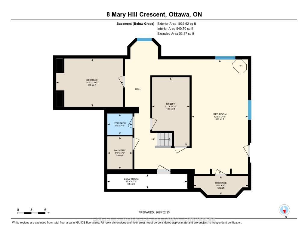 Floorplan Basement/Lower Level