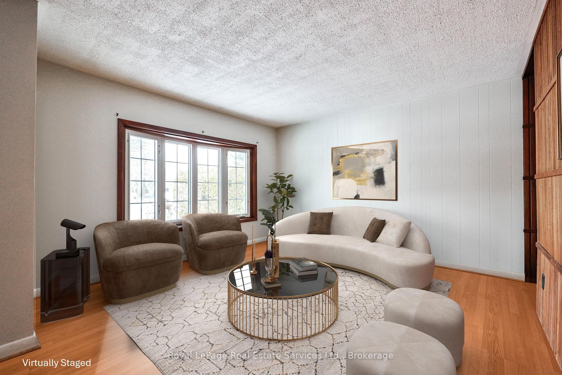 Living Room - Virtually Staged