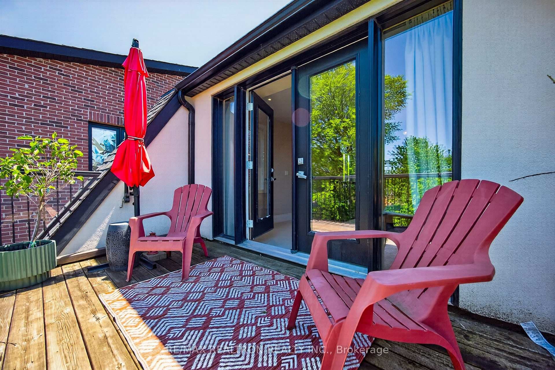 Large Double Glass Door Entry