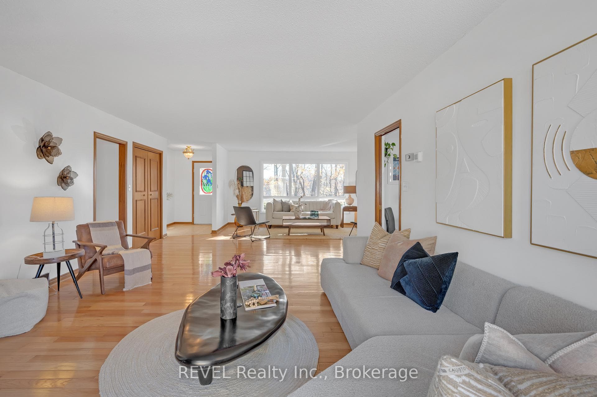 open concept family to living room
