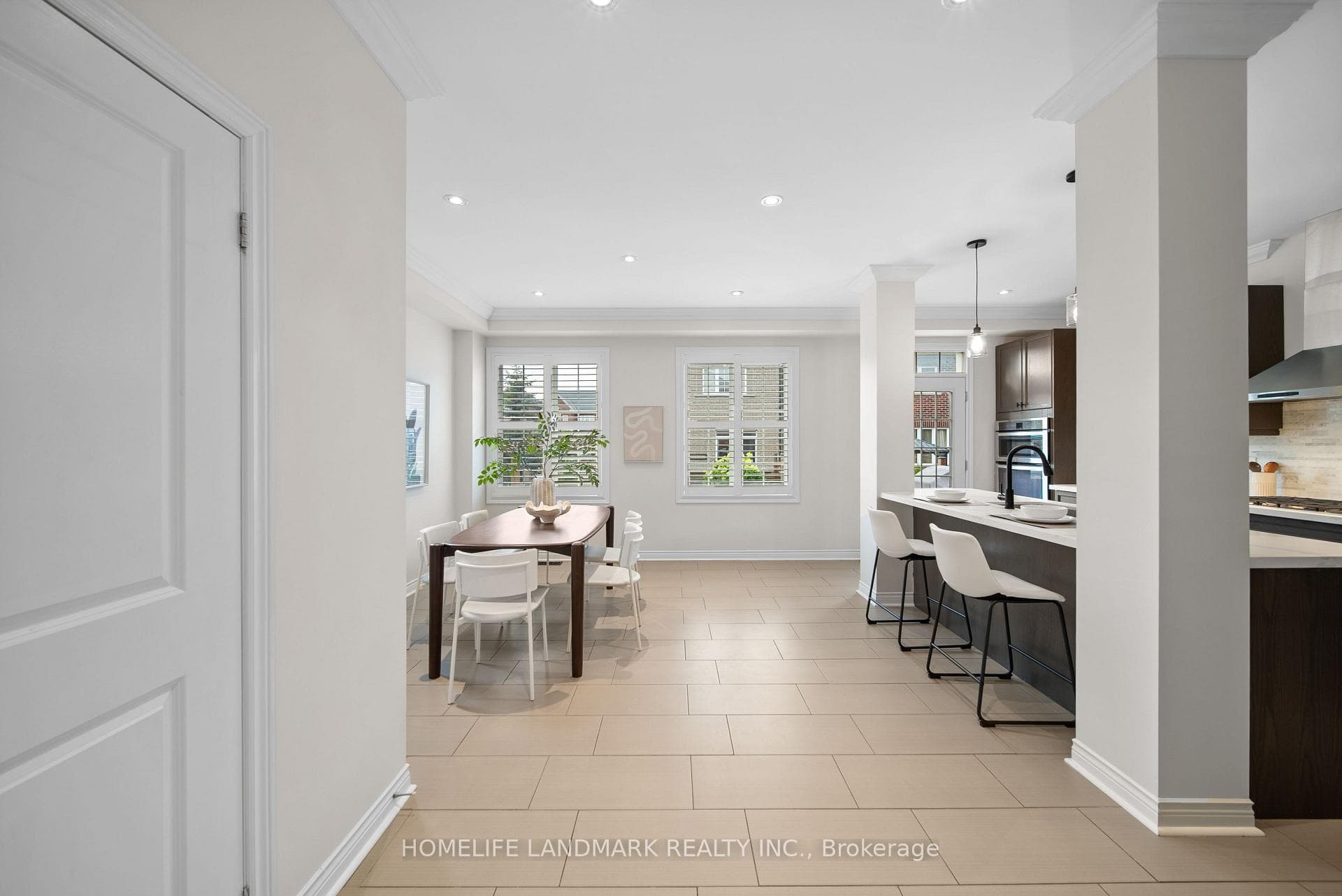 Spacious kitchen area