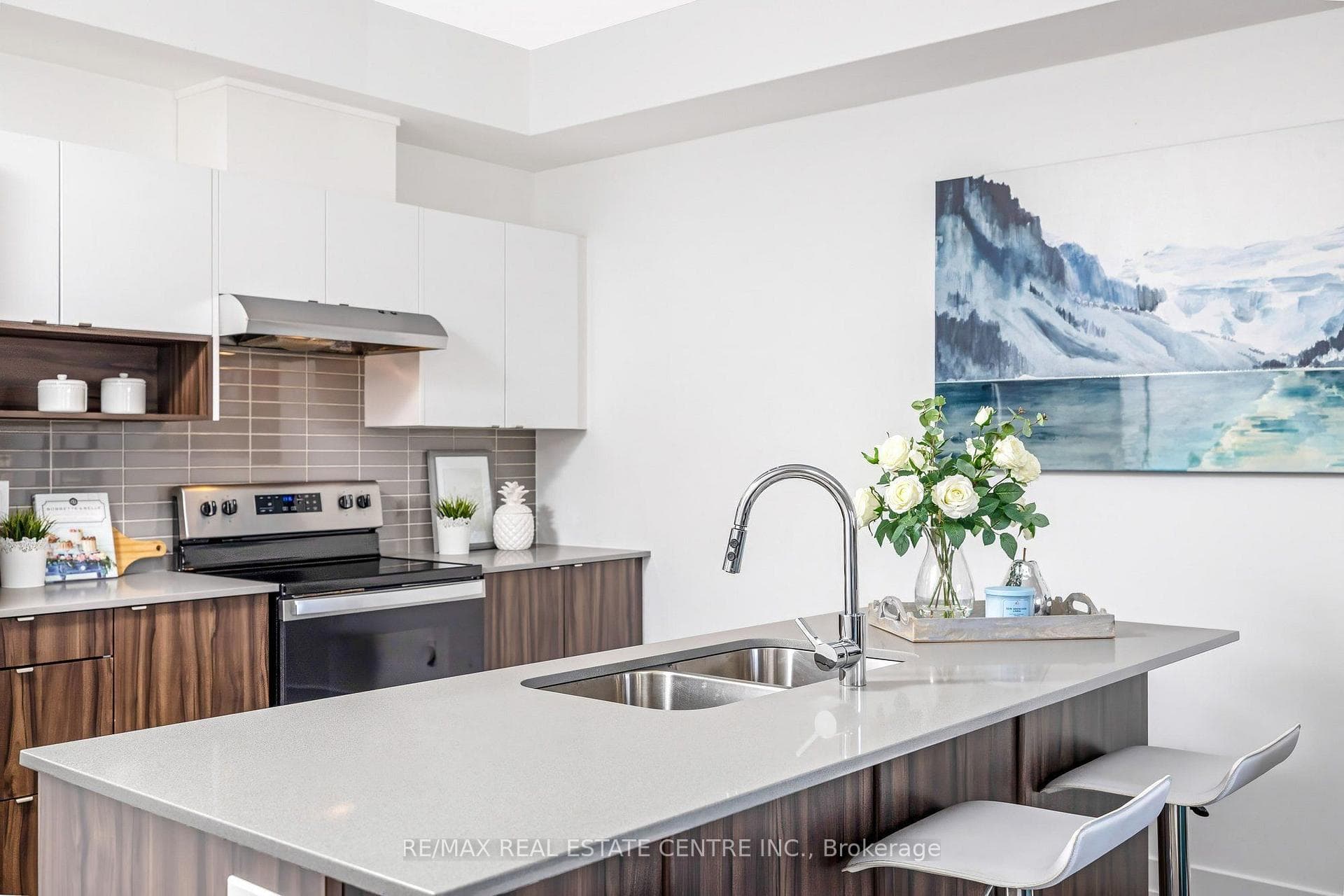 Stunning quartz counters