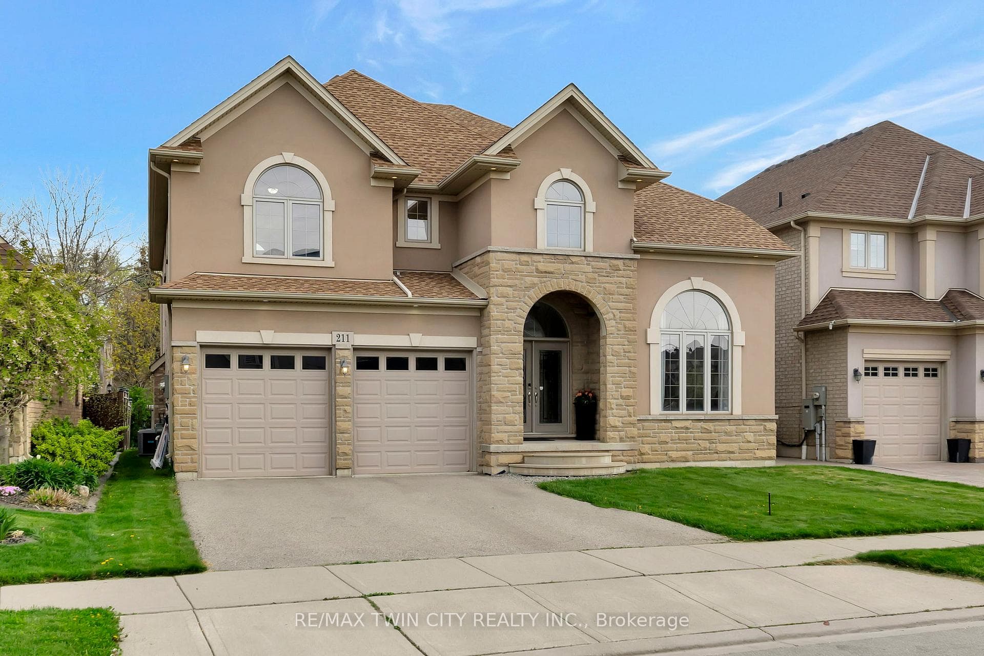 BRICK STONE AND STUCCO EXTERIOR
