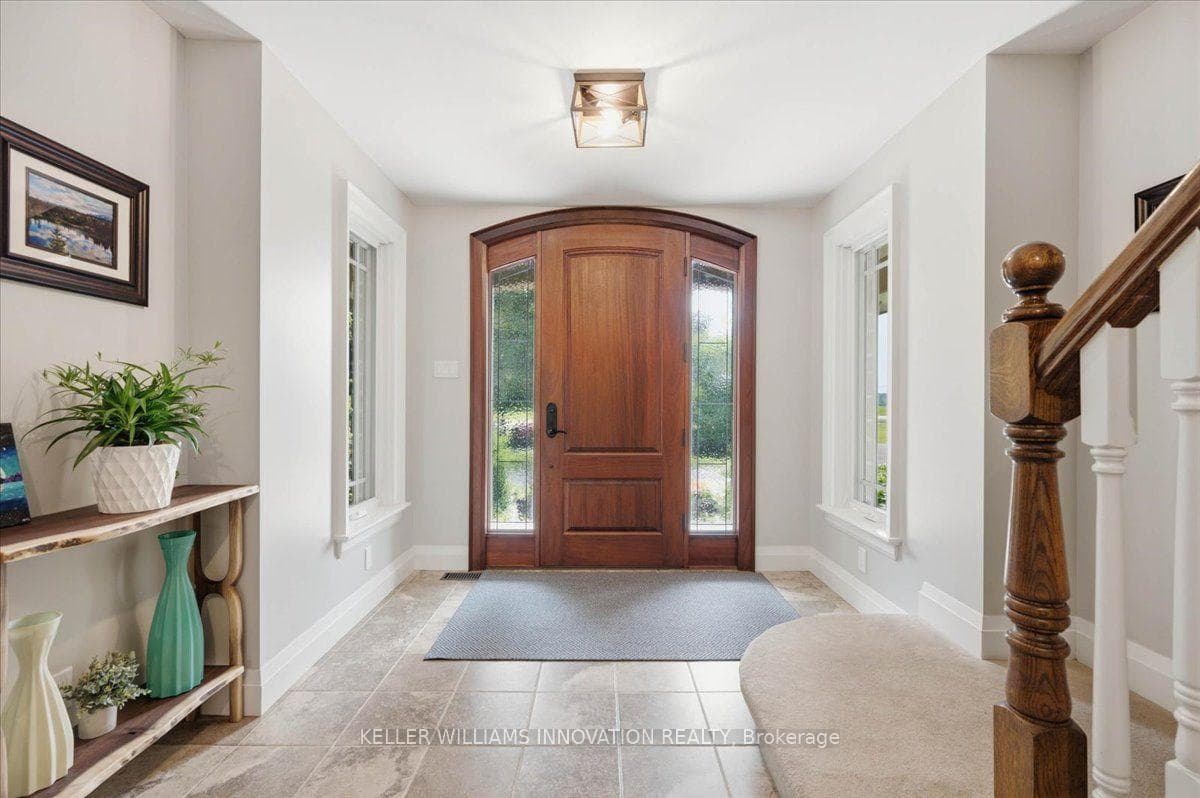 Solid mahogany front door
