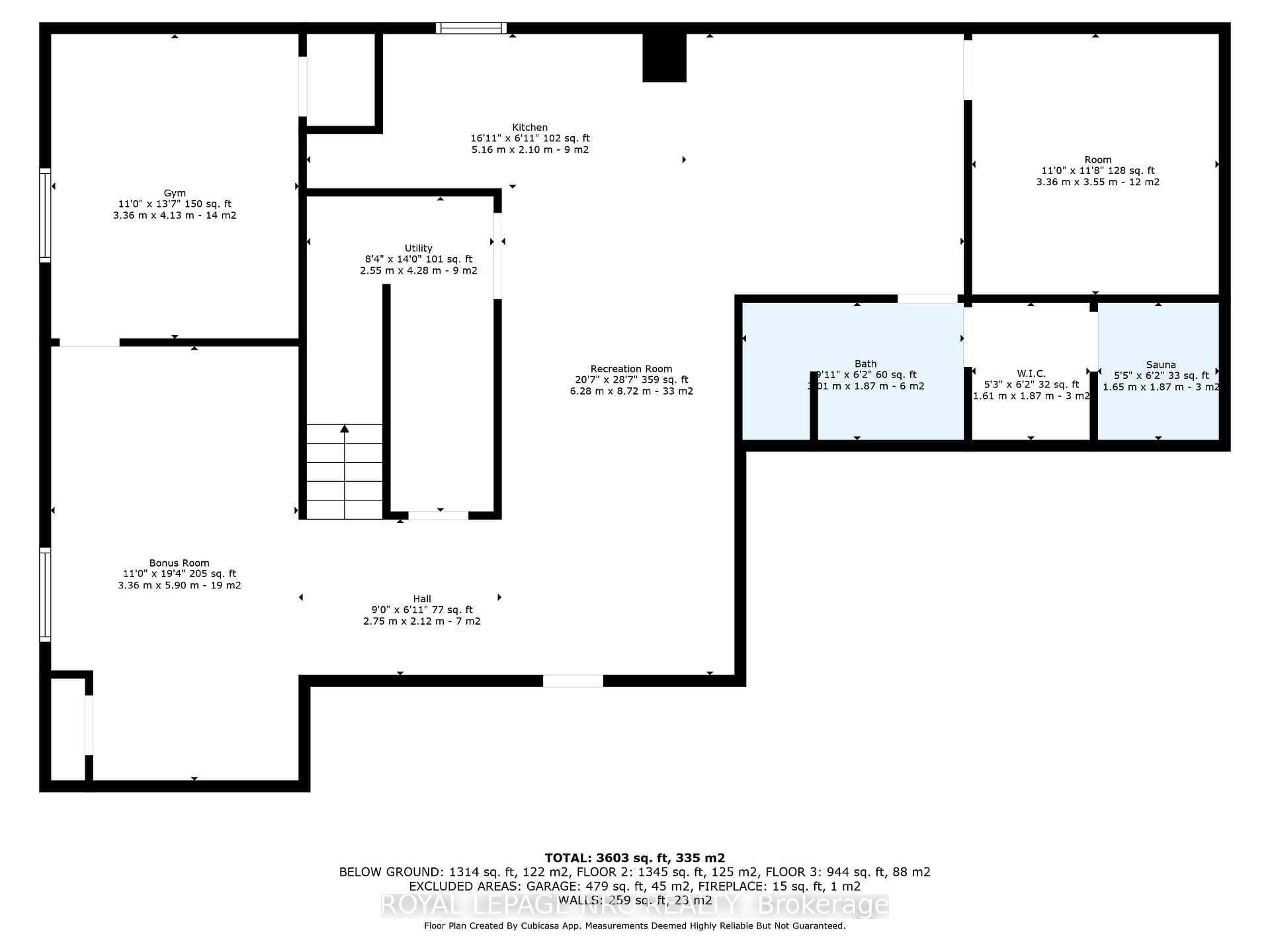 Basement layout