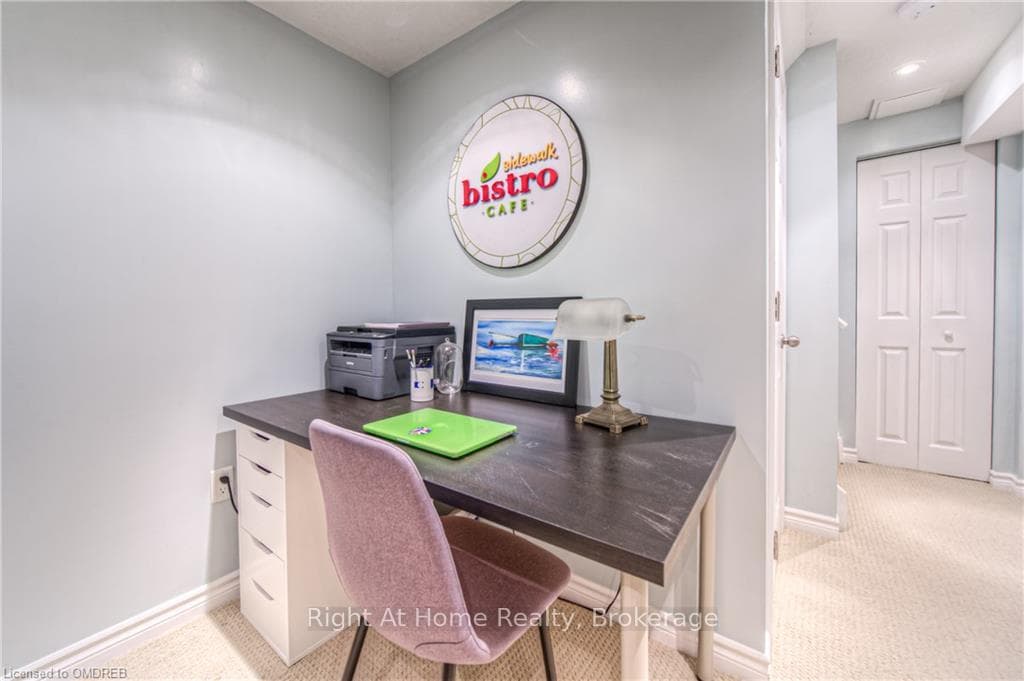 Recreation Room with Home Office