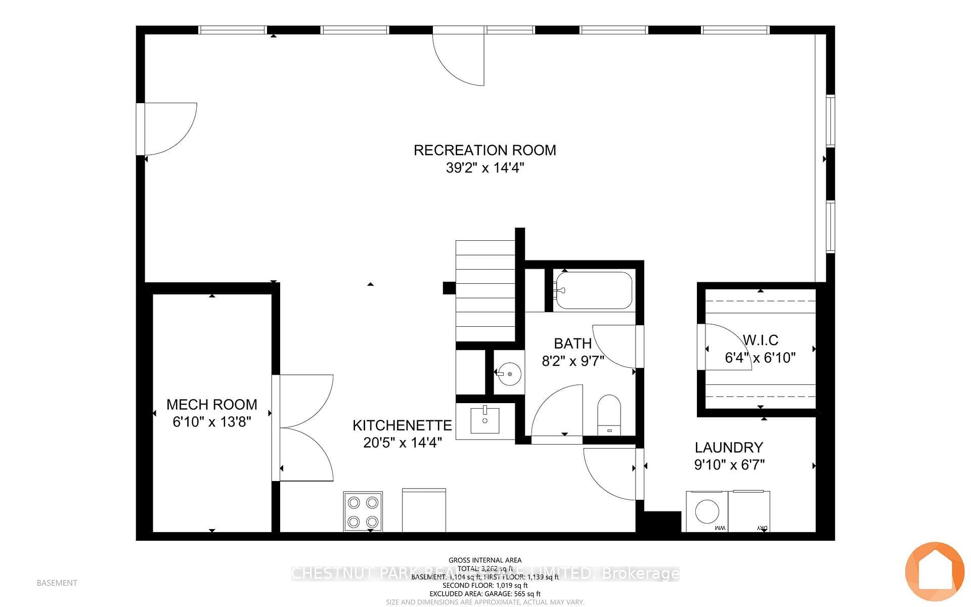 Lower Level Floor Plan