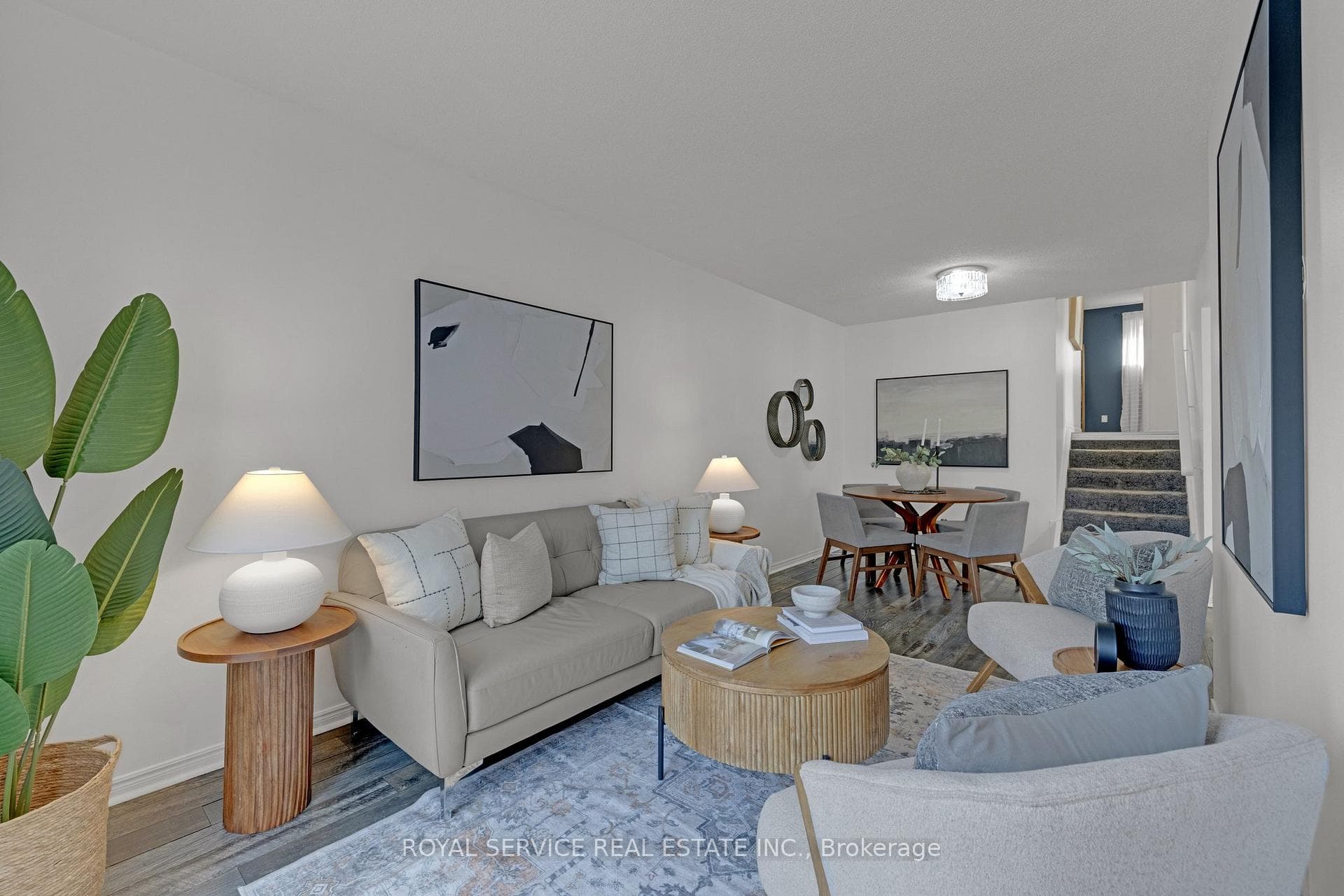 Living Room overlooks dining area
