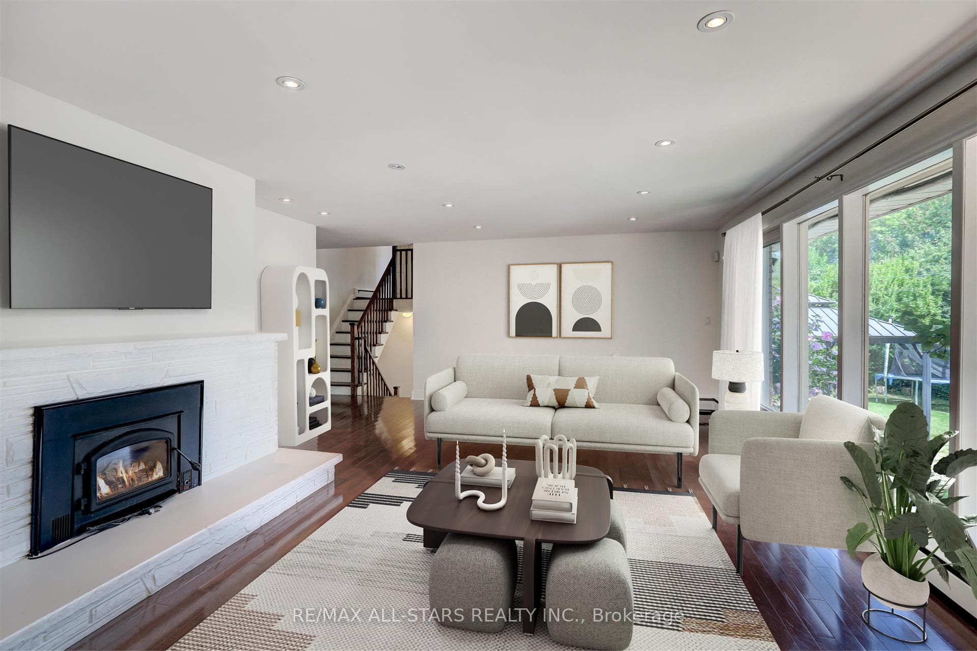 Living Room Virtually Staged