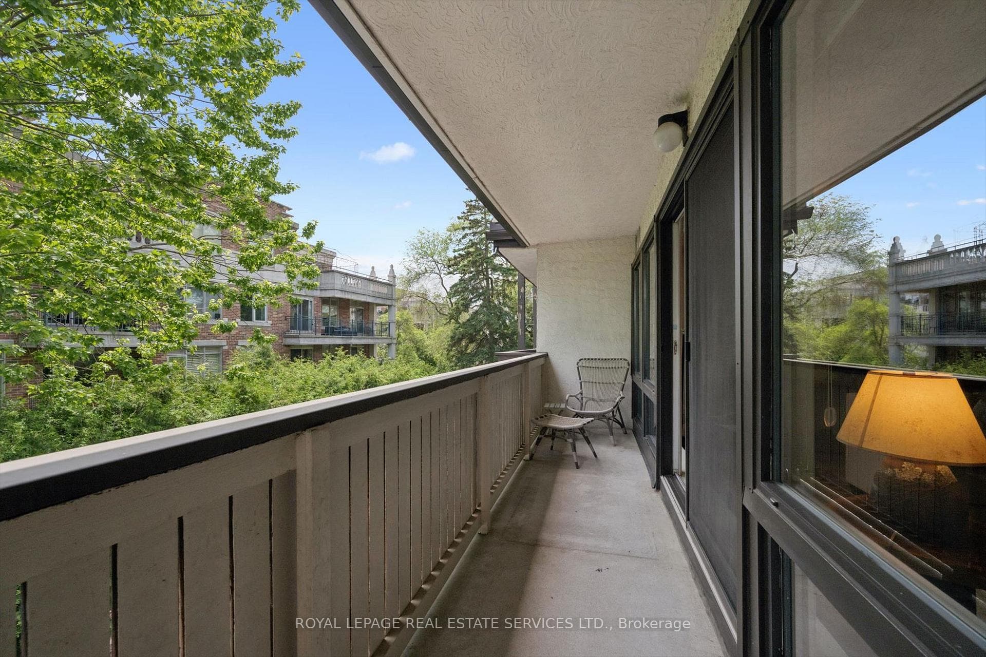 Private Balcony Extends the Living Space Outdoors