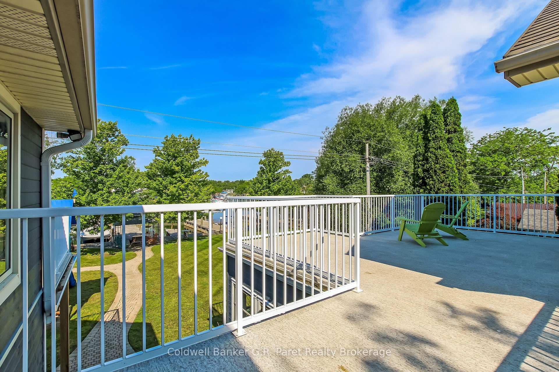 Primary suite deck.