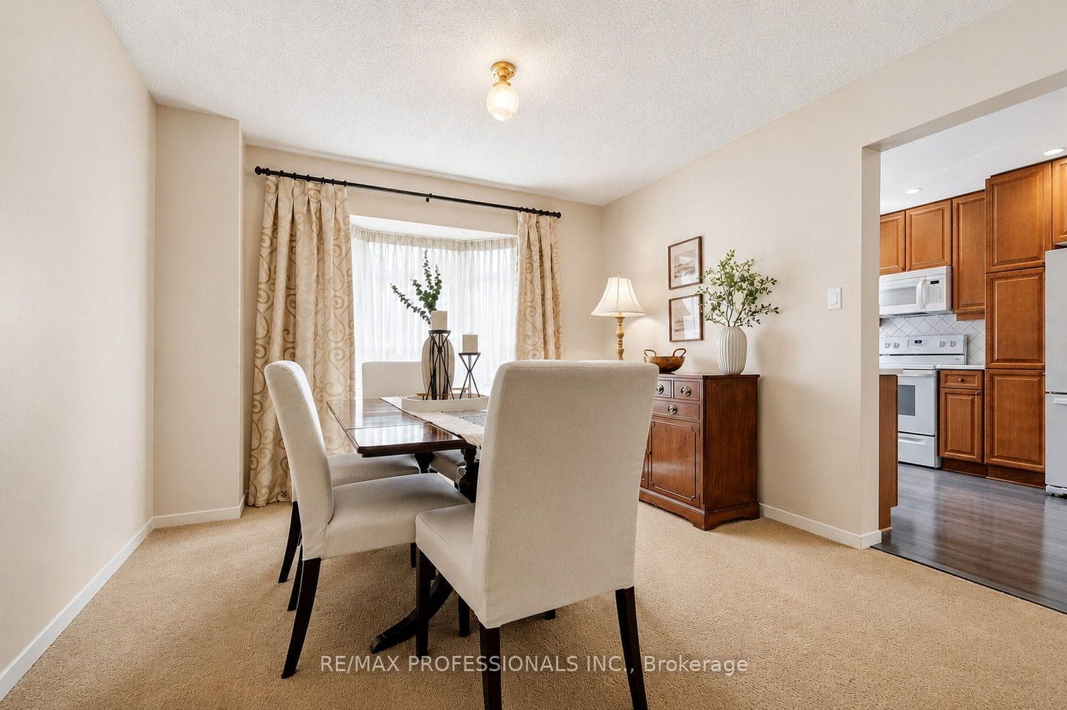 Dining Room with Bay Window
