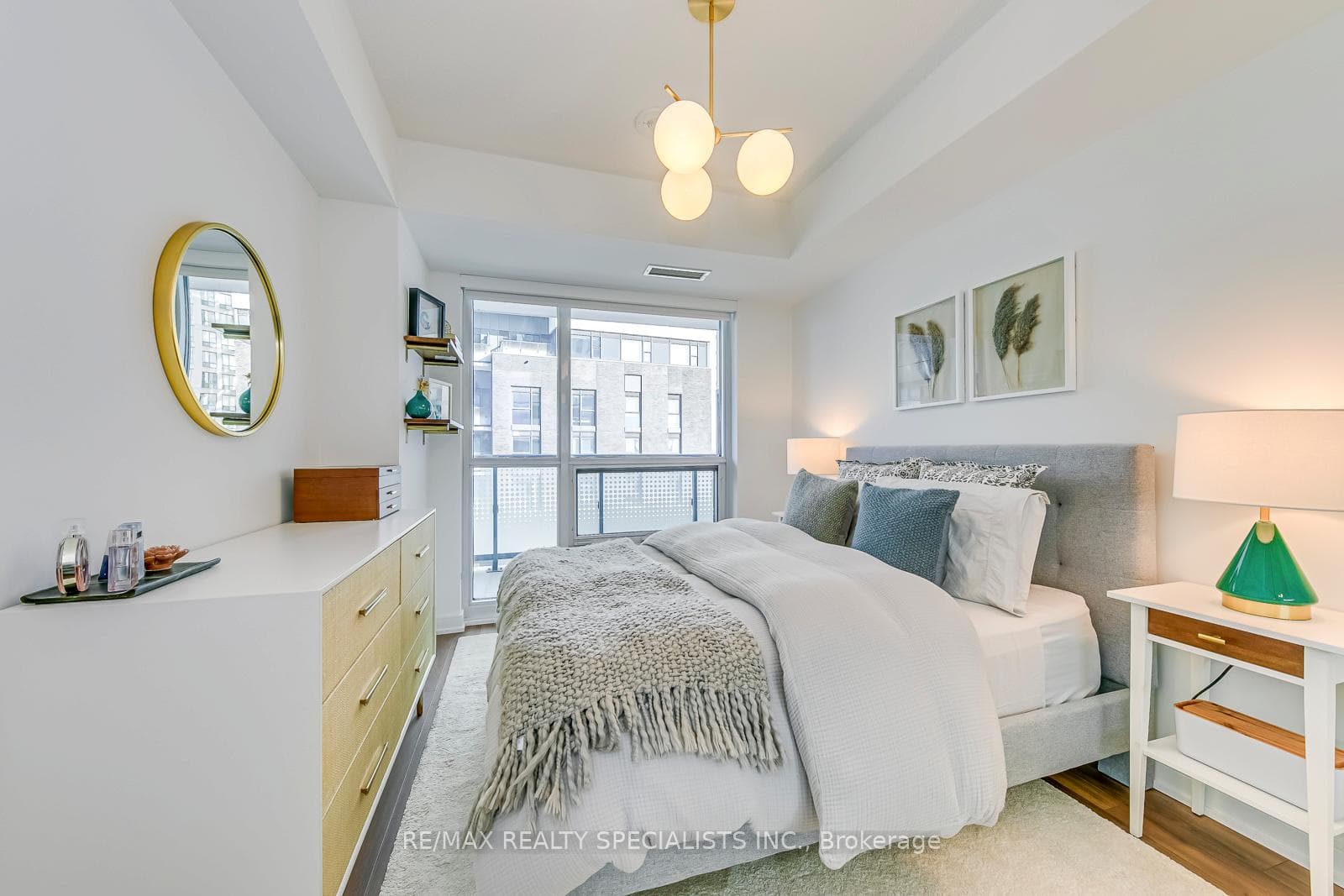 Features large window for plenty of natural light