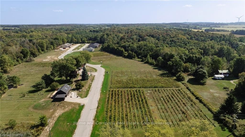 Drone / aerial view with a rural view