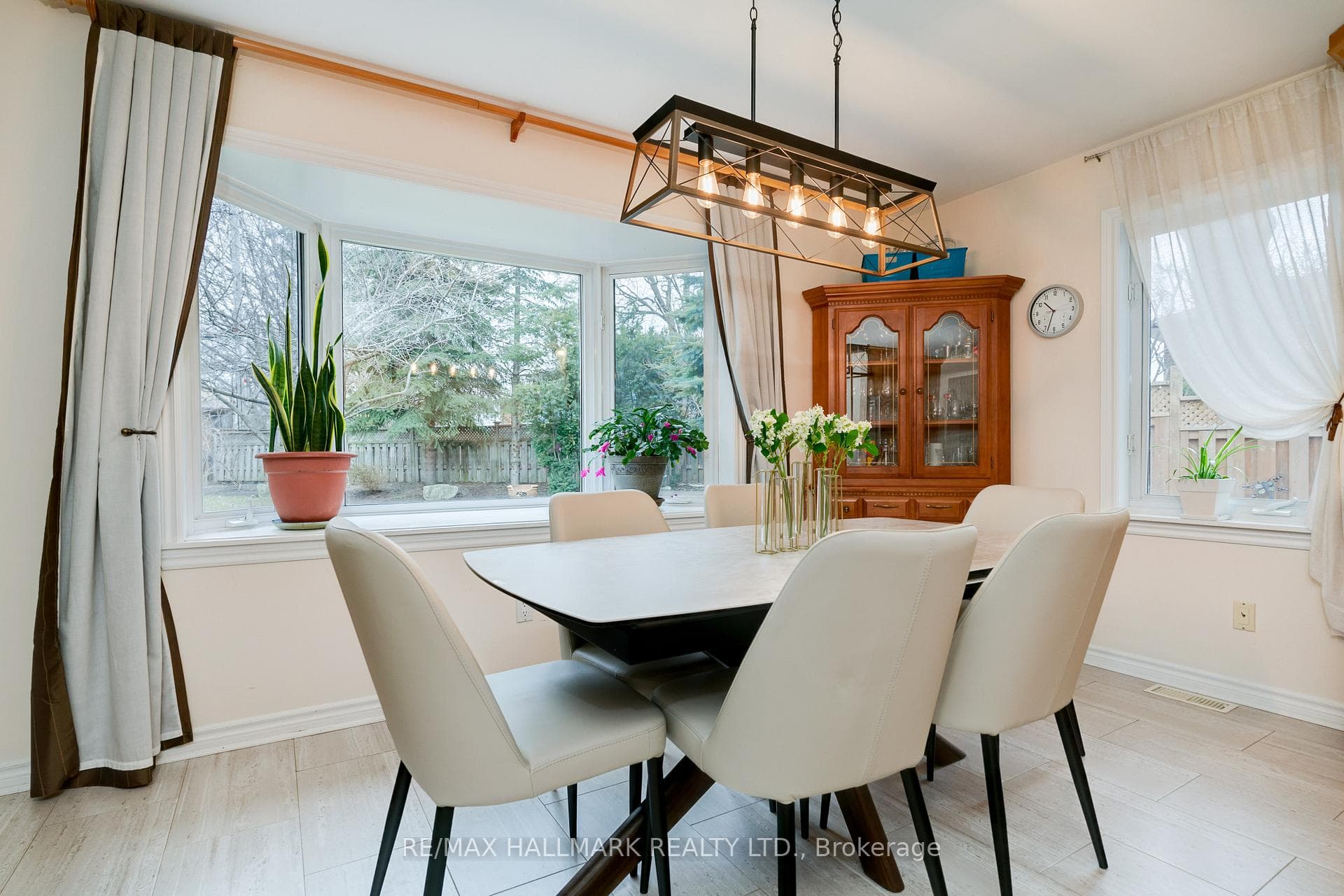 Breakfast dining area
