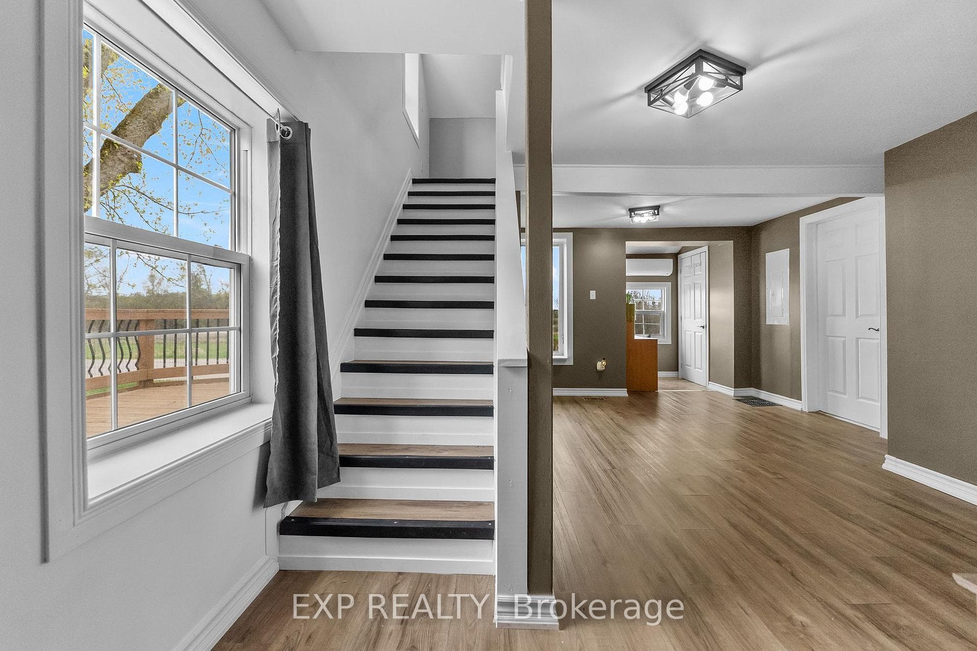 Stairs to second floor