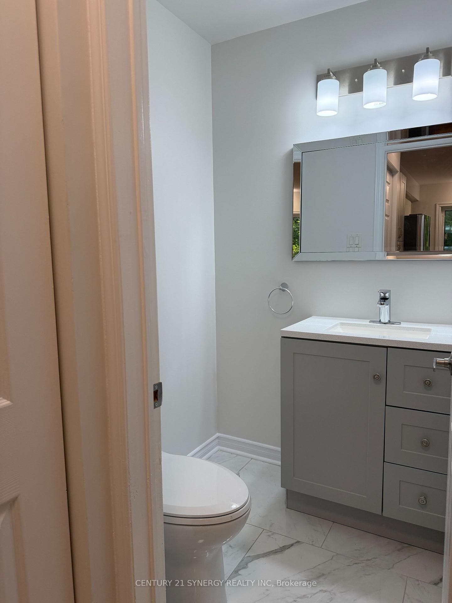 Powder Room next to kitchen