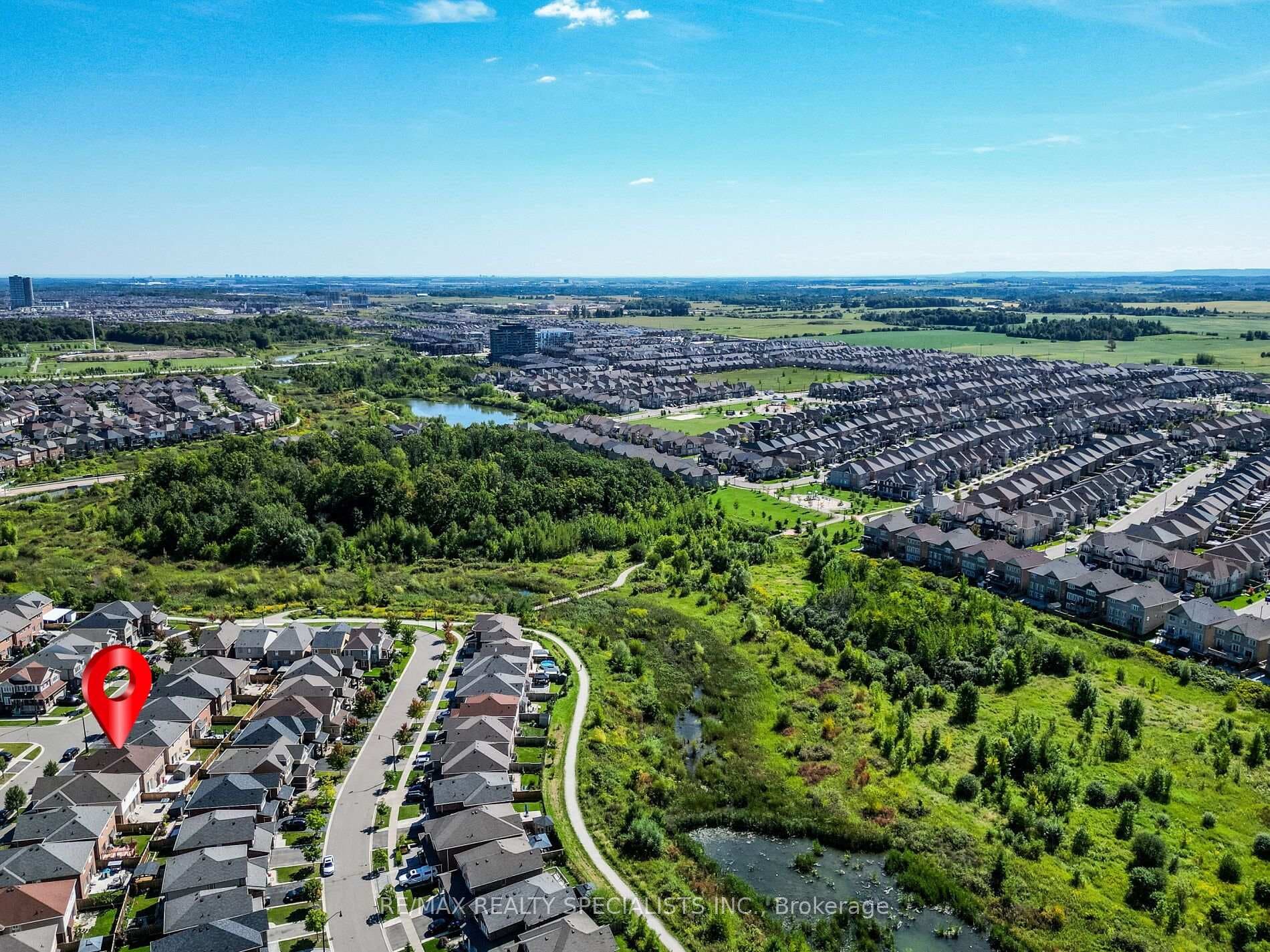 Ariel View With Trails