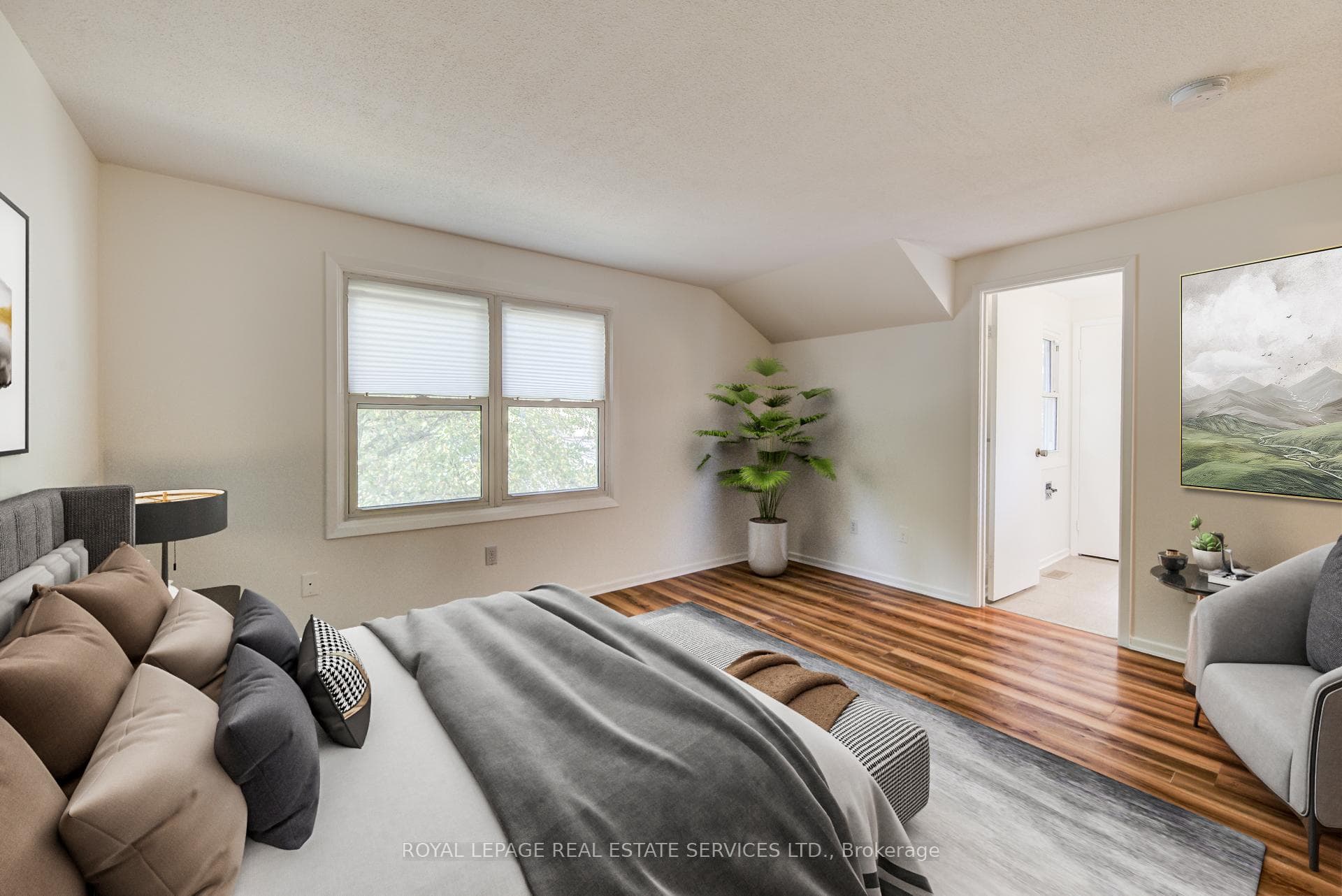 Primary Bedroom Virtually Staged