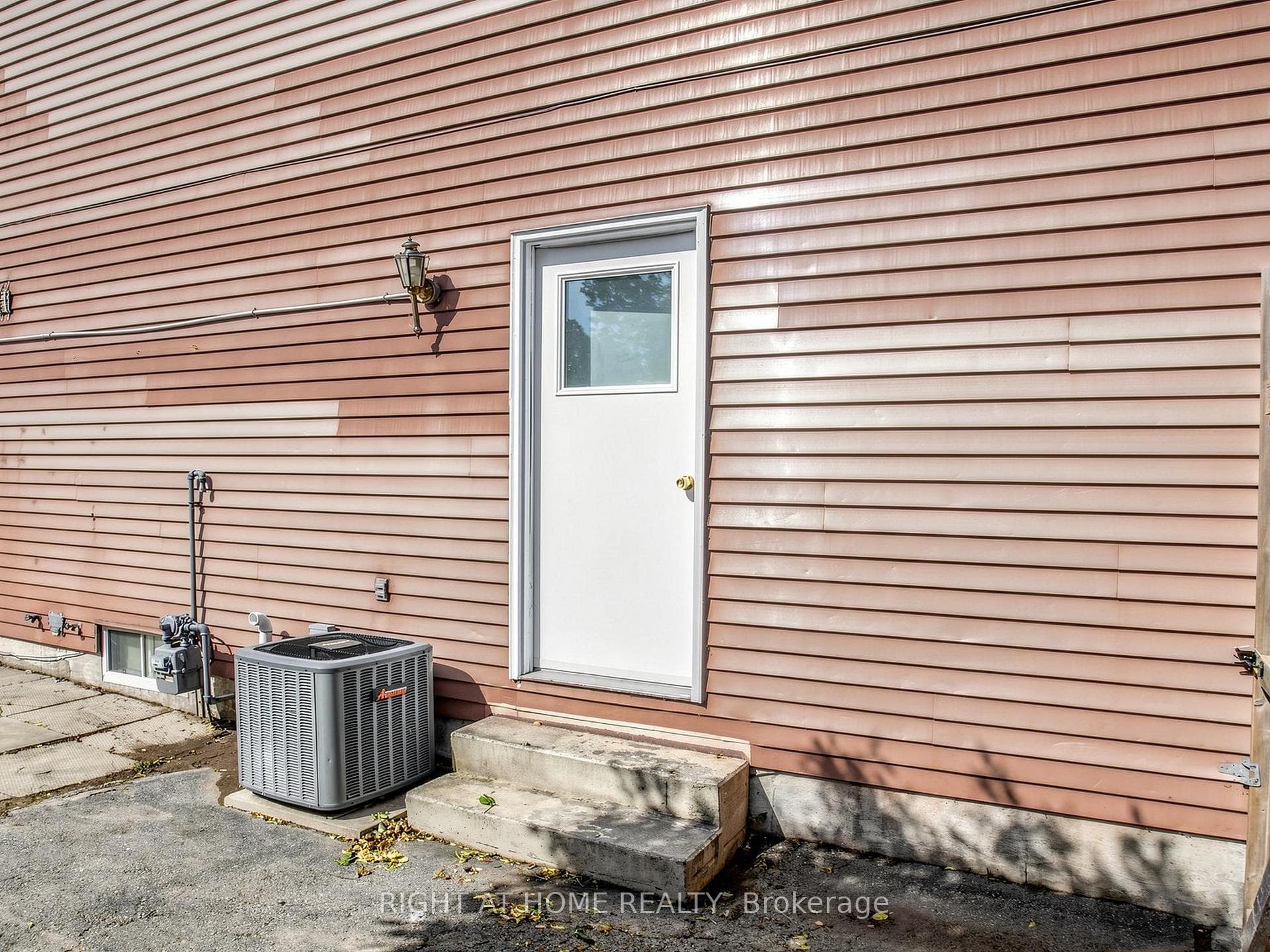 Side entrance