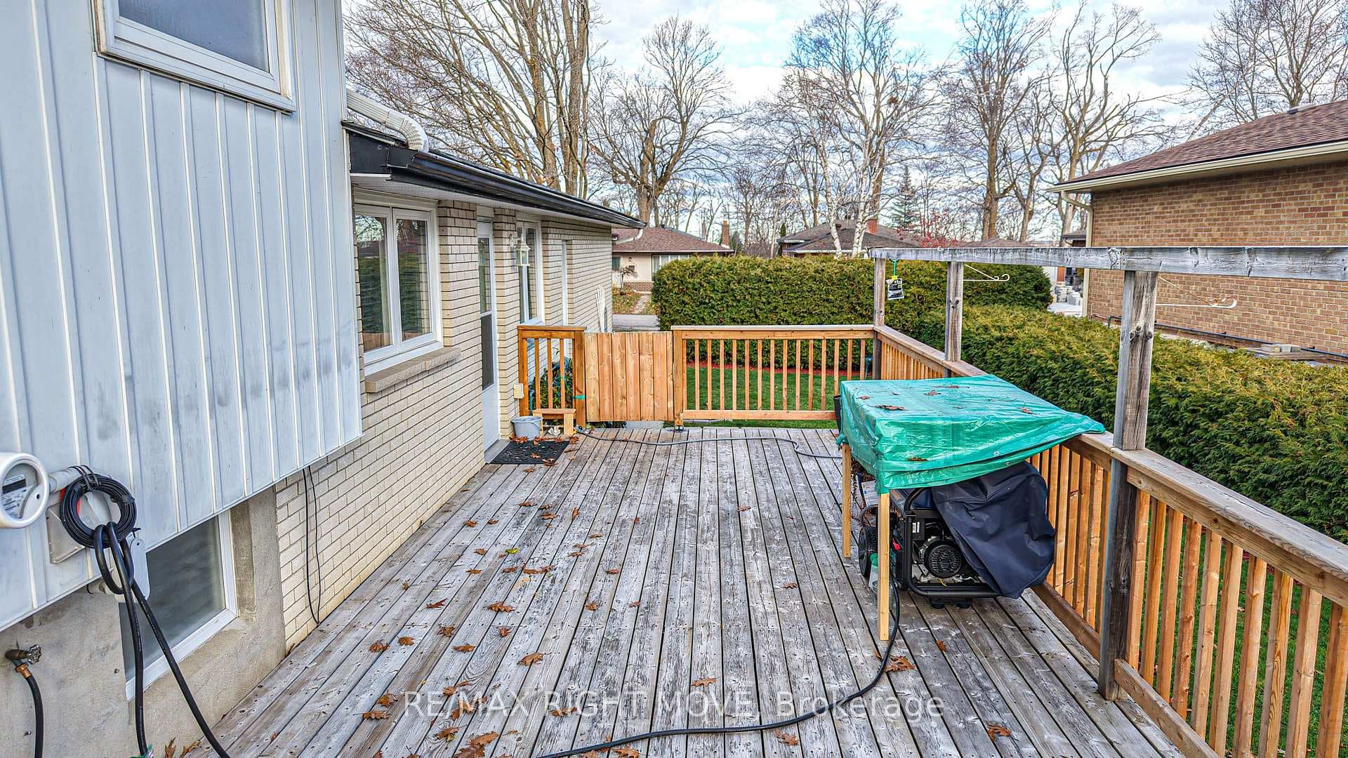Gated deck for summer enjoyment